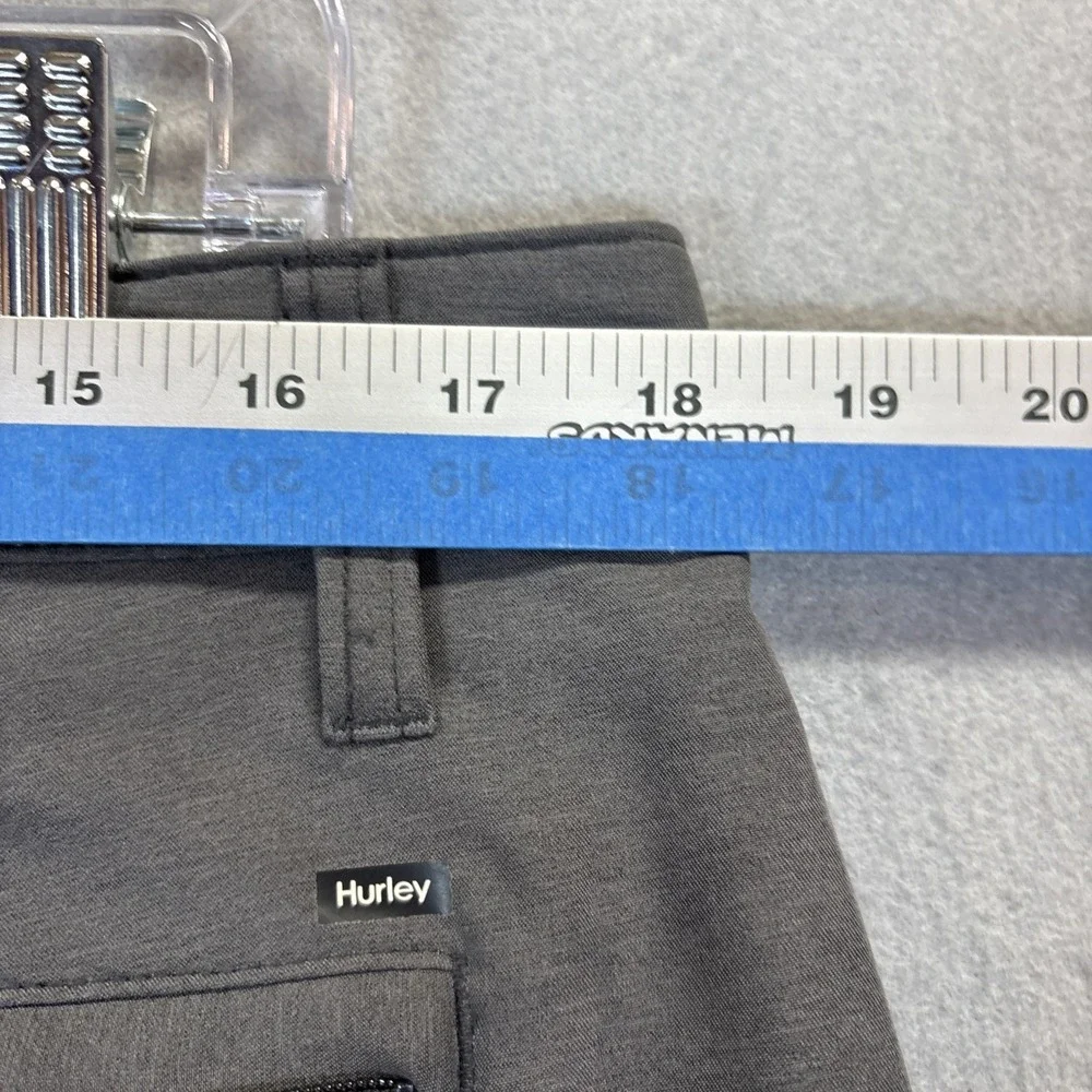 Hurley Men's Grey Hybrid Walk Shorts Performance Golf Size 34